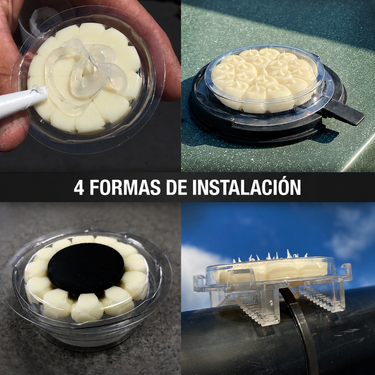 Cuatro formas de instalación de Optical Gel