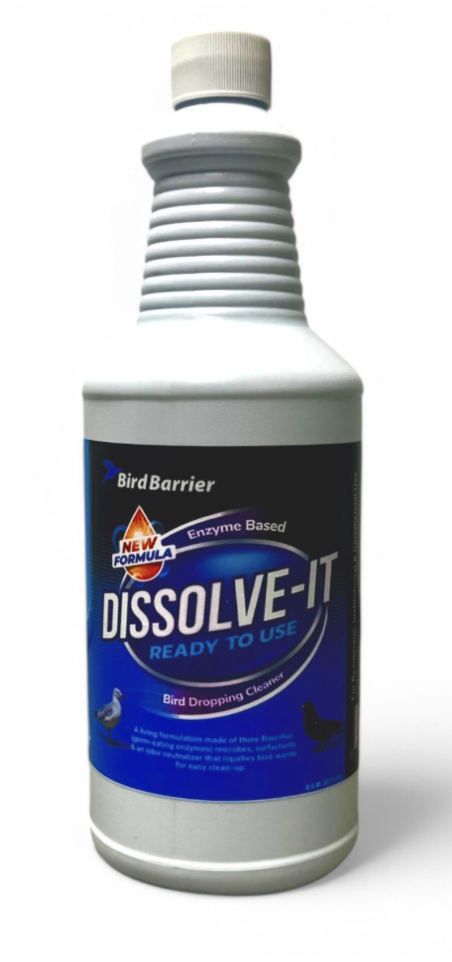 Dissolve-It desinfectante y limpiador para residuos de aves